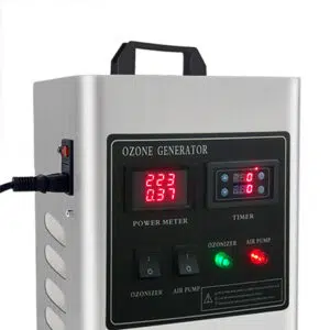Générateur d’ozone DPA-5G, désinfectant portable pour les environnements petits et moyens jusqu’à 100 m3/heure Air et Eau, Ozone 5 G/heure, minuterie réglable jusqu’à 900 heures Certification CE, RoHS